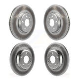 Front Rear Coated Disc Brake Rotors Kit For Audi Q5 A4 A5 Quattro allroad A6 KG-101152