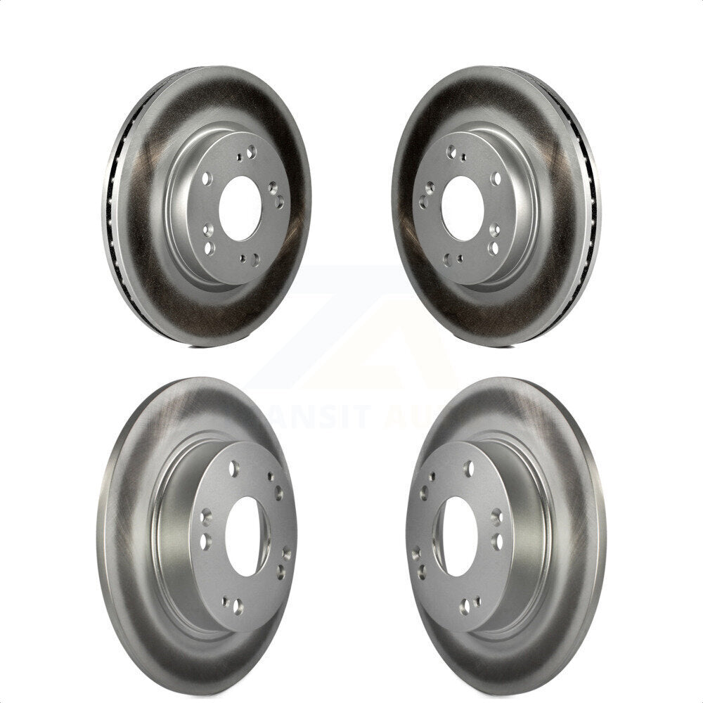 Front Rear Coated Disc Brake Rotors Kit For 2013 Acura ILX 2.0L KG-101159