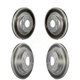 Front Rear Coated Disc Brake Rotors Kit For 2013 Acura ILX 2.0L KG-101159