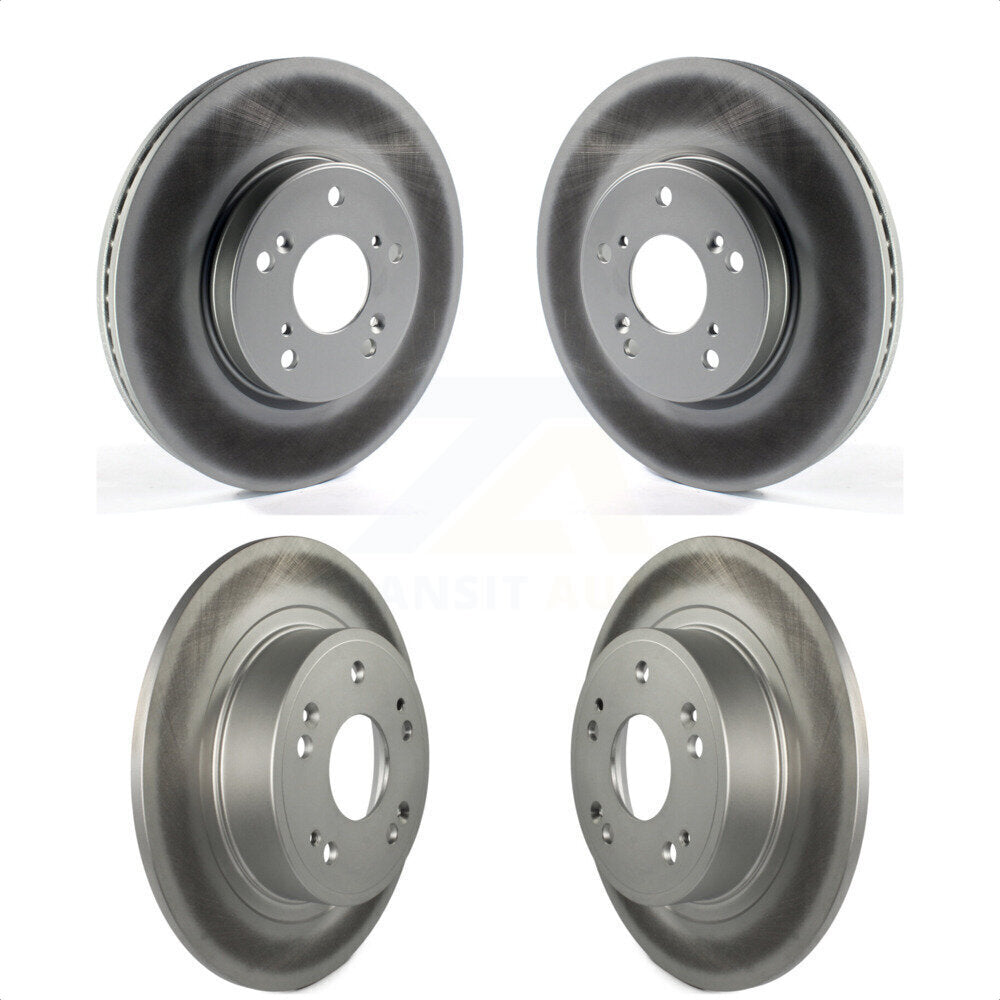 Front Rear Coated Disc Brake Rotors Kit For Honda Accord HR-V KG-101167