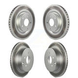 Front Rear Coated Disc Brake Rotors Kit For Nissan INFINITI Pathfinder Murano QX60 Q50 JX35 Q60 KG-101172