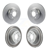 Front Rear Coated Disc Brake Rotors Kit For 2013 BMW 328i Coupe with 3.0L With 330mm Diameter Rotor KG-101176