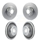 Front Rear Coated Disc Brake Rotors Kit For BMW 328i xDrive 428i Gran Coupe Without Blue Painted Calipers KG-101177