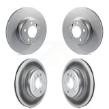 Front Rear Coated Disc Brake Rotors Kit For BMW 328i xDrive 428i Gran Coupe Without Blue Painted Calipers KG-101177