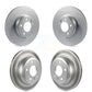 Front Rear Coated Disc Brake Rotors Kit For BMW 328i xDrive 428i 330e KG-101178