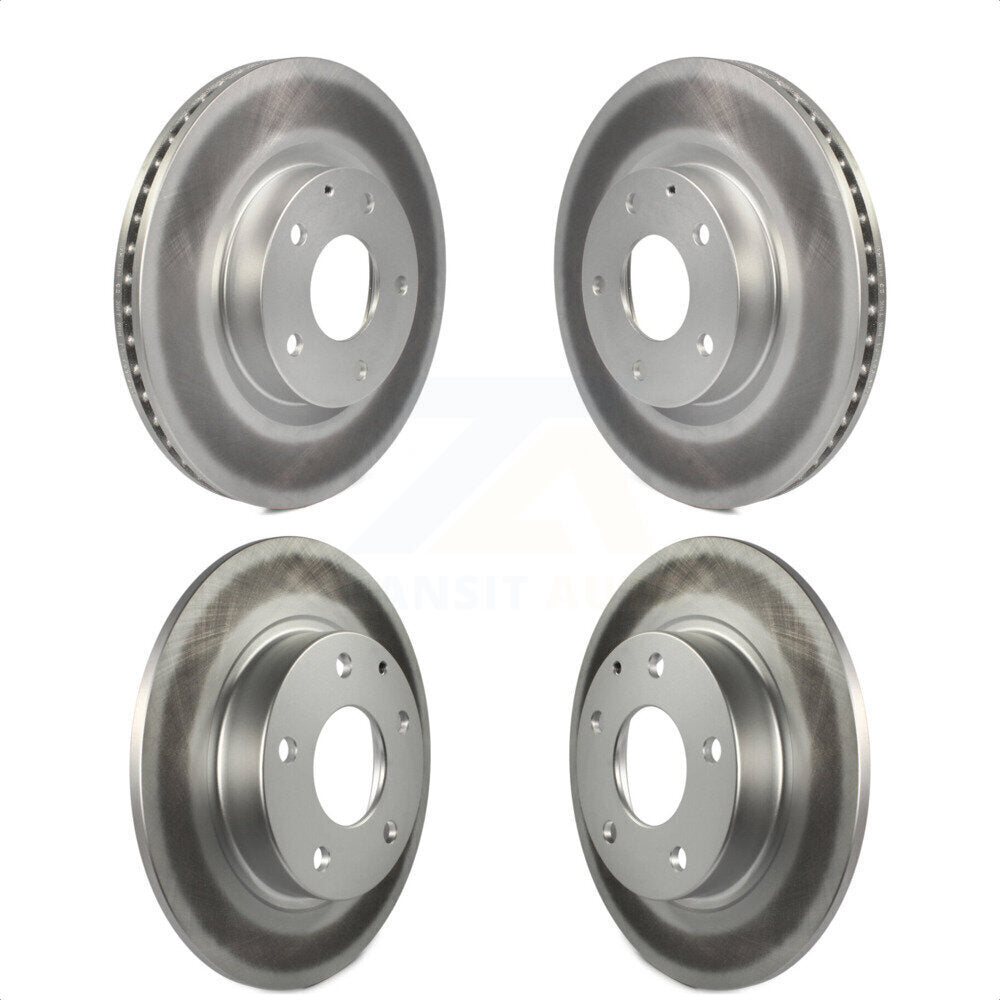 Front Rear Coated Disc Brake Rotors Kit For Mazda 3 CX-3 Sport KG-101180