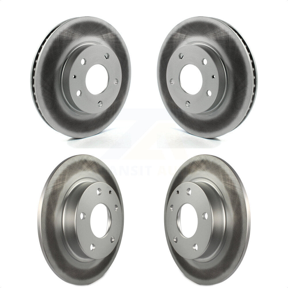 Front Rear Coated Disc Brake Rotors Kit For Mazda 3 CX-3 Sport KG-101183