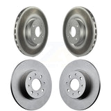 Front Rear Coated Disc Brake Rotors Kit For Fiat 500 KG-101186