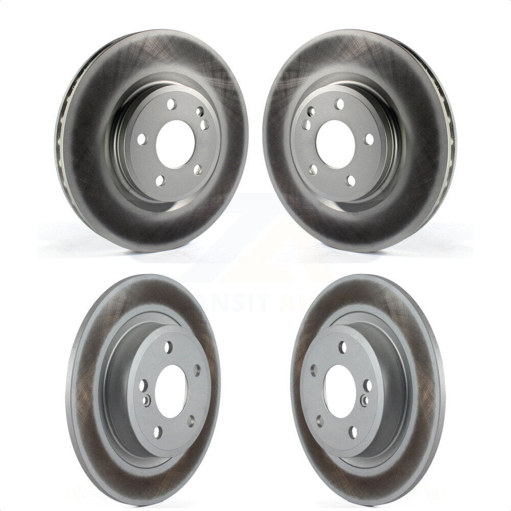 Front Rear Coated Disc Brake Rotors Kit For Mercedes-Benz CLA250 GLA250 INFINITI QX30 B Electric Drive B250 KG-101188