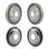 Front Rear Coated Disc Brake Rotors Kit For Kia Optima Hyundai Sonata Elantra GT Forte KG-101196