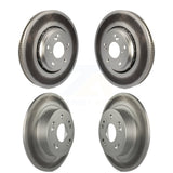 Front Rear Coated Disc Brake Rotors Kit For Honda Accord Acura ILX KG-101200