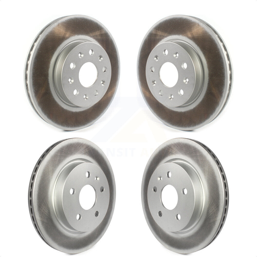 Front Rear Coated Disc Brake Rotors Kit For Chevrolet Camaro Cadillac CT5 KG-101233