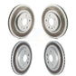 Front Rear Coated Disc Brake Rotors Kit For Cadillac XT4 Buick Envision KG-101236