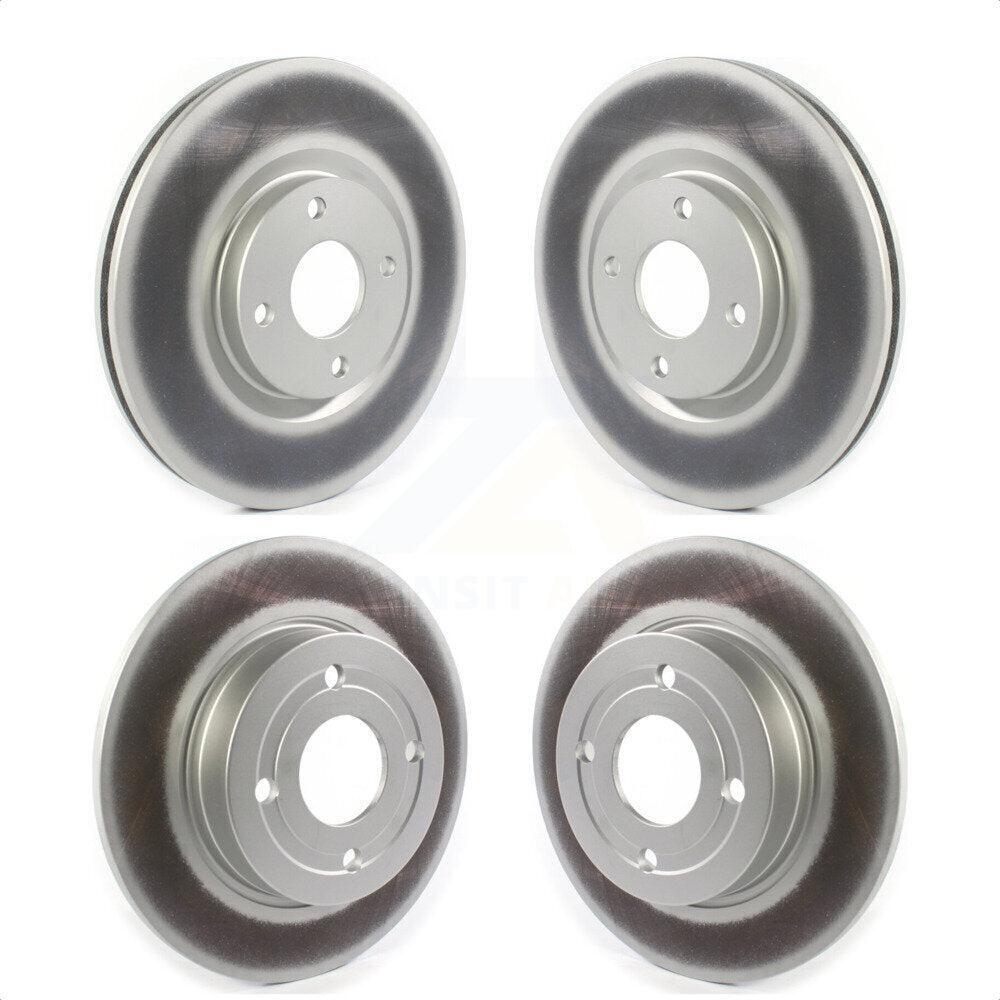 Front Rear Coated Disc Brake Rotors Kit For Ford EcoSport KG-101242