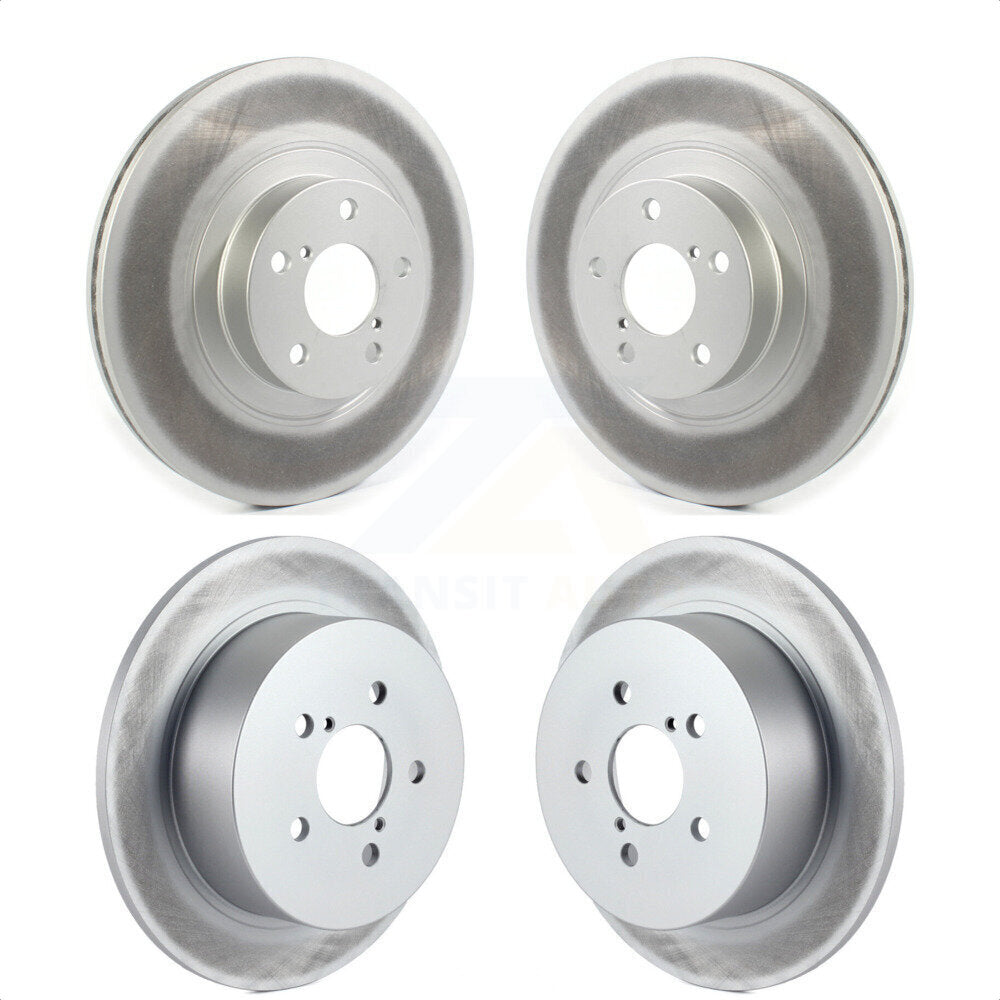Front Rear Coated Disc Brake Rotors Kit For Subaru Outback Legacy With 292mm Diameter Rotor KG-101252