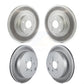 Front Rear Coated Disc Brake Rotors Kit For Toyota 86 Subaru BRZ KG-101254