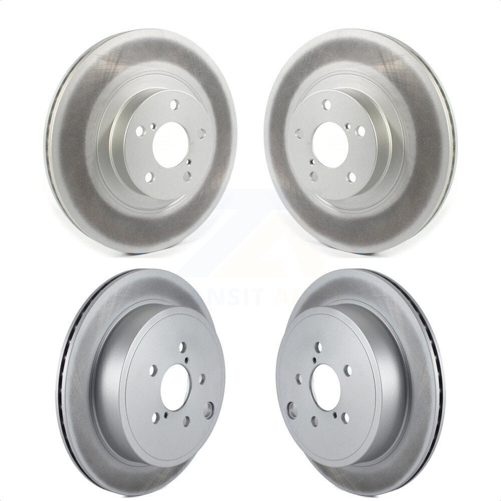 Front Rear Coated Disc Brake Rotors Kit For Toyota 86 Subaru BRZ KG-101254