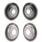 Front Rear Coated Disc Brake Rotors Kit For 2019-2021 Hyundai Veloster Naturally Aspirated KG-101267