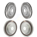 Front Rear Coated Disc Brake Rotors Kit For Land Rover Range Sport Discovery KG-101268