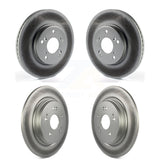 Front Rear Coated Disc Brake Rotors Kit For 2020 Honda CR-V 2.0L KG-101273