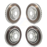 Front Rear Coated Disc Brake Rotors Kit For Volkswagen GTI Audi Golf R S3 Q3 Arteon A3 Quattro KG-101277