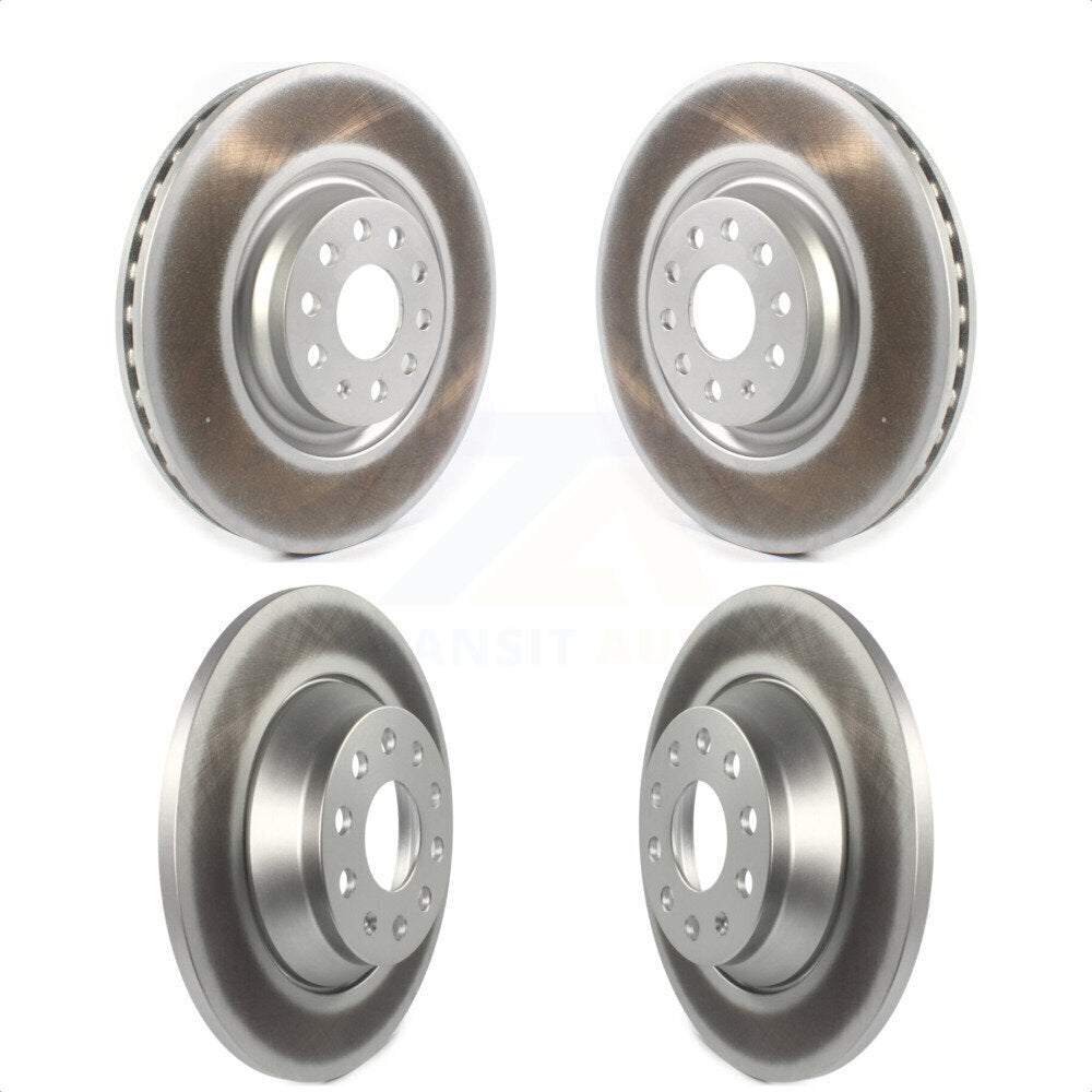 Front Rear Coated Disc Brake Rotors Kit For Volkswagen Tiguan Jetta KG-101279