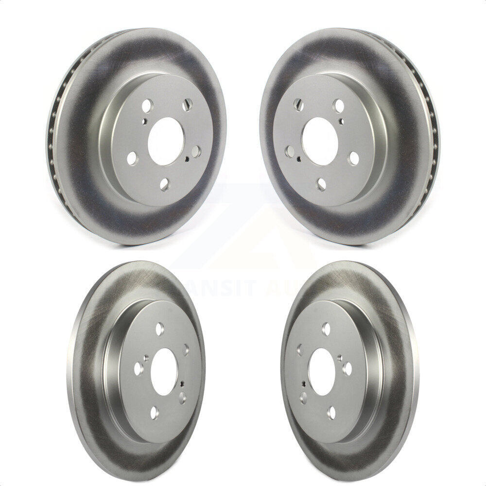 Front Rear Coated Disc Brake Rotors Kit For Toyota Prius Corolla Prime AWD-e KG-101286