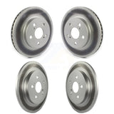 Front Rear Coated Disc Brake Rotors Kit For Toyota Prius Corolla Prime AWD-e KG-101286