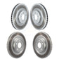 Front Rear Coated Disc Brake Rotors Kit For Audi Q5 A5 Quattro A4 A6 Sportback allroad KG-101290
