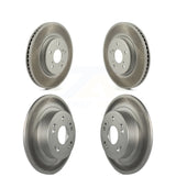 Front Rear Coated Disc Brake Rotors Kit For Honda Accord KG-101291