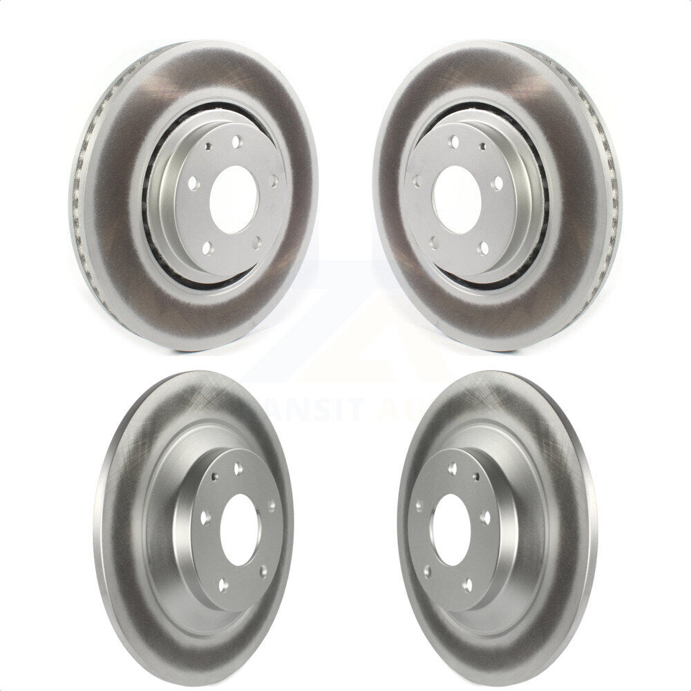 Front Rear Coated Disc Brake Rotors Kit For 2019-2022 Mazda CX-5 Turbocharged KG-101293