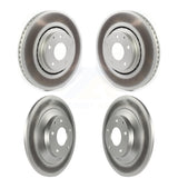 Front Rear Coated Disc Brake Rotors Kit For 2019-2022 Mazda CX-5 Turbocharged KG-101293