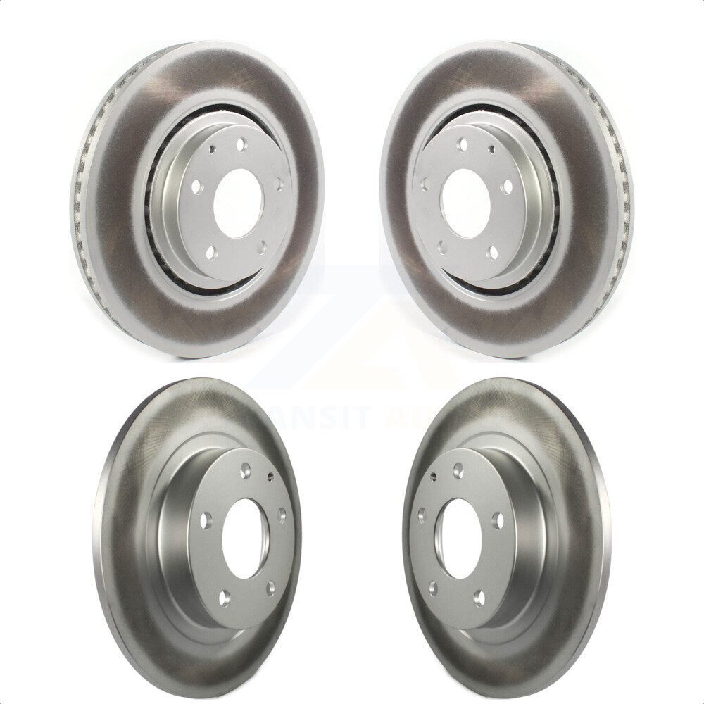 Front Rear Coated Disc Brake Rotors Kit For 2019-2021 Mazda 6 Turbocharged KG-101294