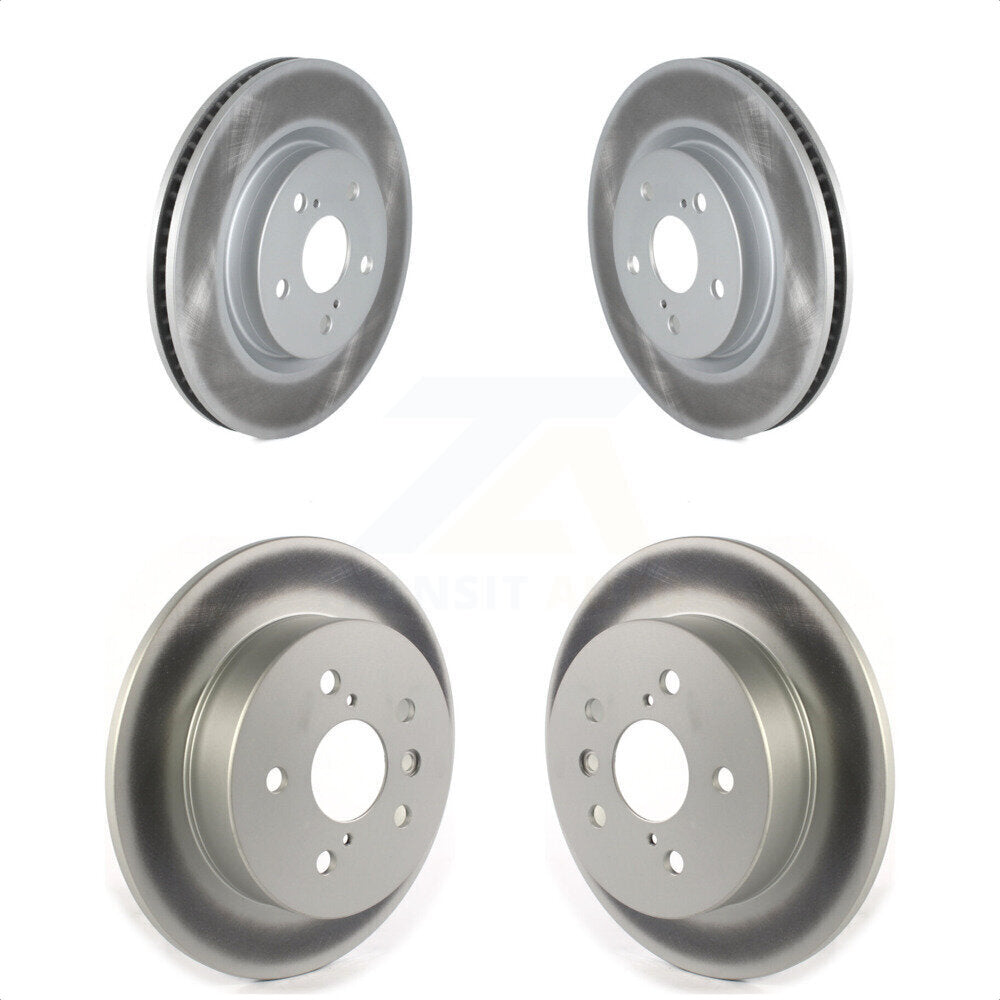 Front Rear Coated Disc Brake Rotors Kit For Toyota Camry KG-101298