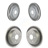 Front Rear Coated Disc Brake Rotors Kit For Toyota Camry KG-101298
