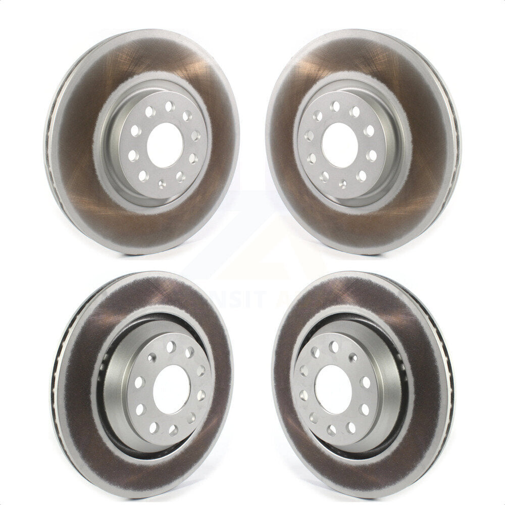 Front Rear Coated Disc Brake Rotors Kit For Volkswagen Atlas Cross Sport KG-101299