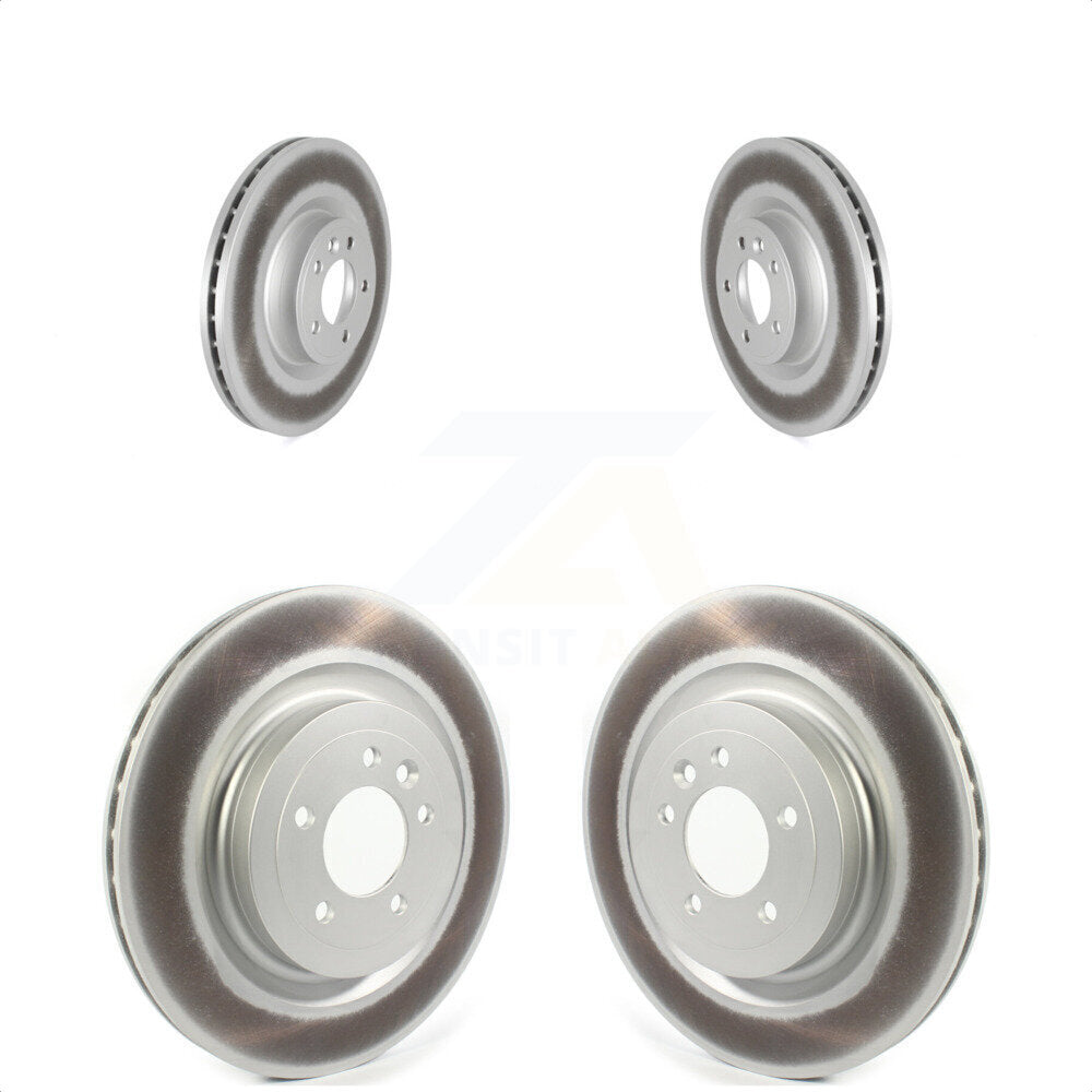 Front Rear Coated Disc Brake Rotors Kit For Land Rover Range Sport With 363mm Diameter Rotor KG-101300