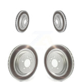 Front Rear Coated Disc Brake Rotors Kit For Land Rover Range Sport With 363mm Diameter Rotor KG-101300