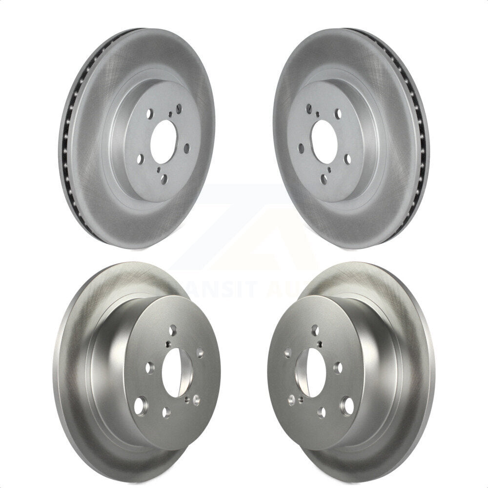 Front Rear Coated Disc Brake Rotors Kit For Subaru Crosstrek Impreza KG-101304
