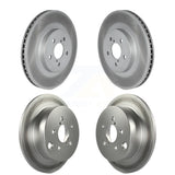 Front Rear Coated Disc Brake Rotors Kit For Subaru Crosstrek Impreza KG-101304