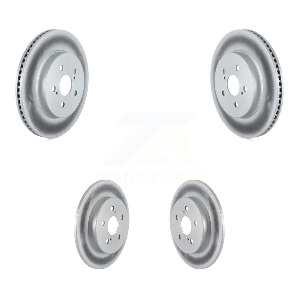 Front Rear Coated Disc Brake Rotors Kit For Toyota Corolla KG-101307