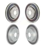 Front Rear Coated Disc Brake Rotors Kit For Toyota C-HR KG-101309