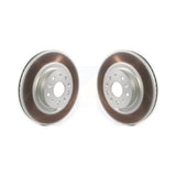 Front Coated Disc Brake Rotors Pair For Chevrolet Camaro Cadillac CTS CT6 CT5 KG-101310