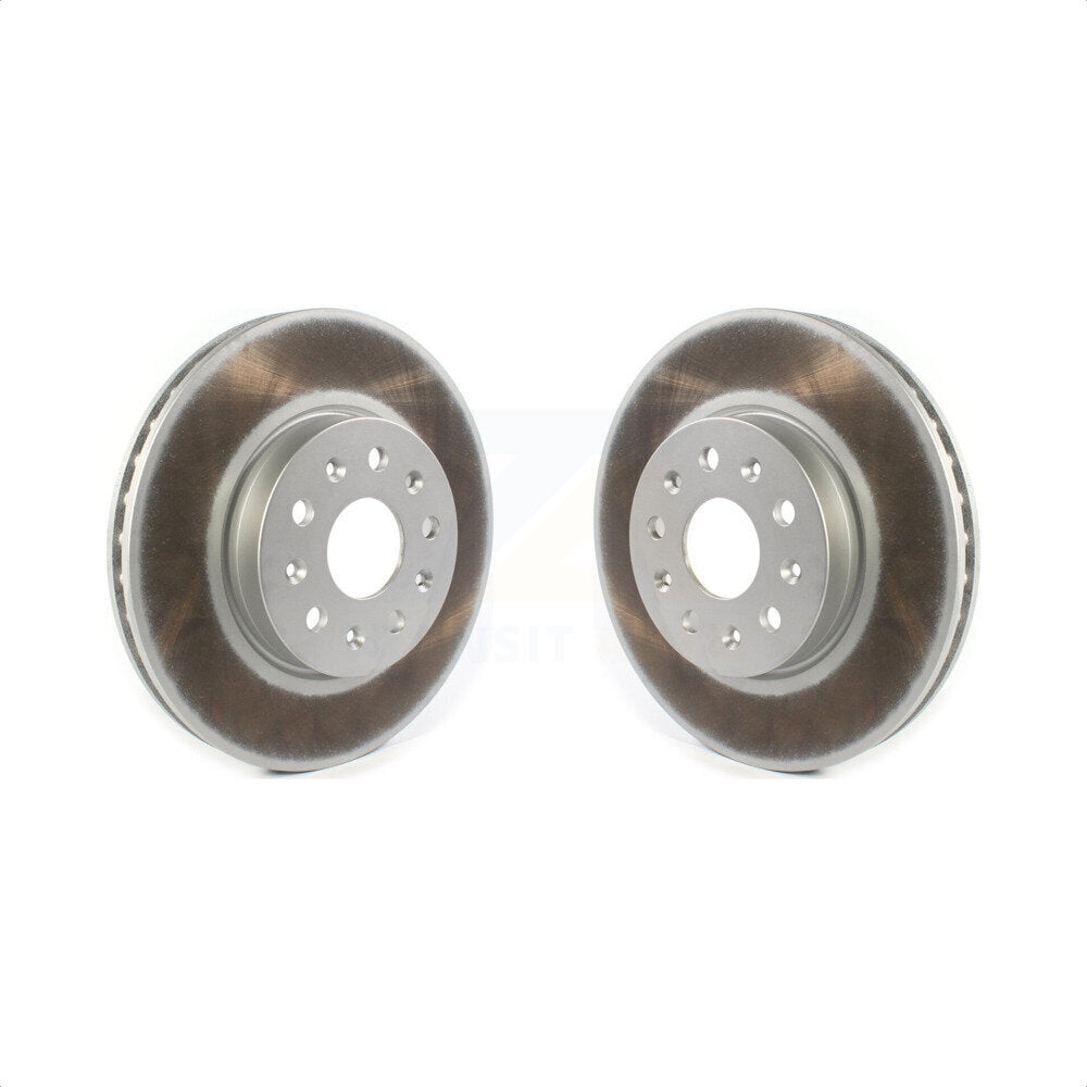 Front Coated Disc Brake Rotors Pair For Chevrolet Camaro Cadillac CTS CT6 CT5 KG-101311