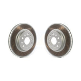 Front Coated Disc Brake Rotors Pair For Chevrolet Camaro Cadillac CTS CT6 CT5 KG-101311