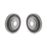 Front Coated Disc Brake Rotors Pair For Chevrolet Equinox GMC Terrain Buick Envision LaCrosse Regal Sportback TourX KG-101312