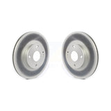 Front Coated Disc Brake Rotors Pair For Toyota Yaris iA Scion KG-101330