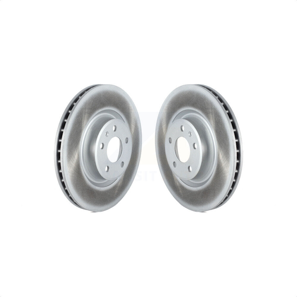 Front Coated Disc Brake Rotors Pair For Audi Q5 A4 A5 Quattro A6 Sportback allroad KG-101335