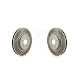 Front Coated Disc Brake Rotors Pair For Honda CR-V Accord Acura Civic Integra KG-101336