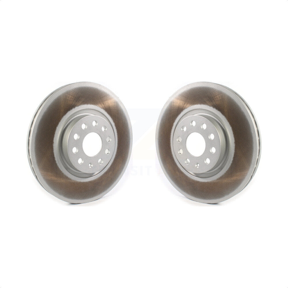 Front Coated Disc Brake Rotors Pair For Volkswagen Atlas Cross Sport KG-101339